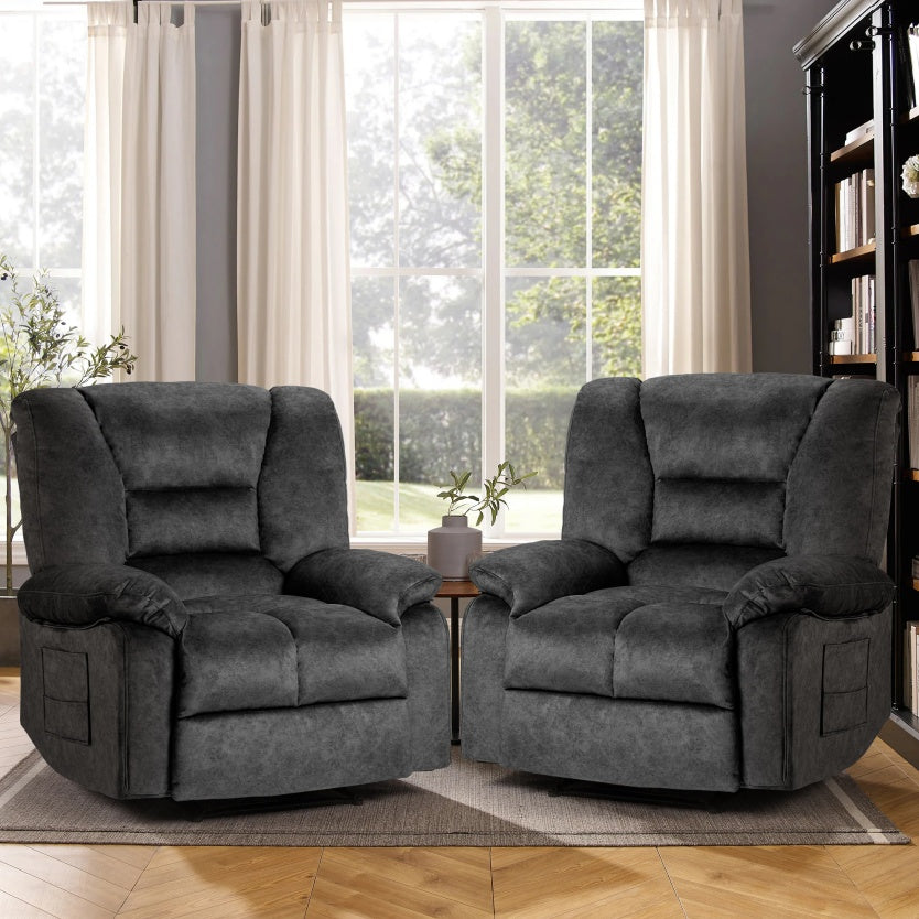 Living Room Recliner Chair Sofa With Massage And Heating