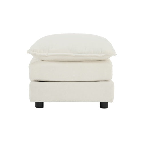 Chenille Fabric Ottomans Footrest To Combine With 2 Seater Sofa, 3 Seater Sofa And 4 Seater Sofa