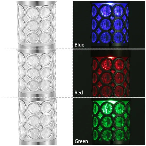 6 Pack Outdoor Solar Light IP44 Waterproof RGB Garden Lamp Landscape Lawn DEcor Light By Kacuyelin Boutique Store