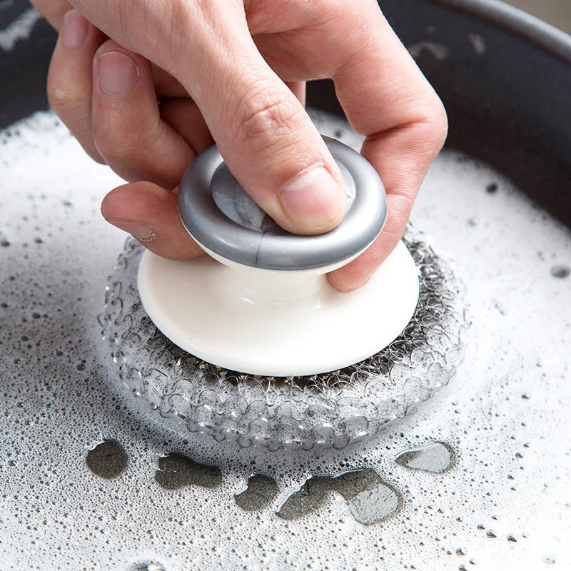 Stainless Steel Wool Scrubber, Scrubbing Scouring Pad, Steel Wool Scrubber For Kitchens, Bathroom And Kitchen Pots, Pans, Sink