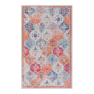 LOOM LUXE 5x8 Area Rug For Bedroom, Washable Rug, Low-Pile, Non-Slip, Non-Shedding, Foldable, Kid Pet Friendly - Area Rugs For Living Room, Bedroom, Kitchen Wedding Gift