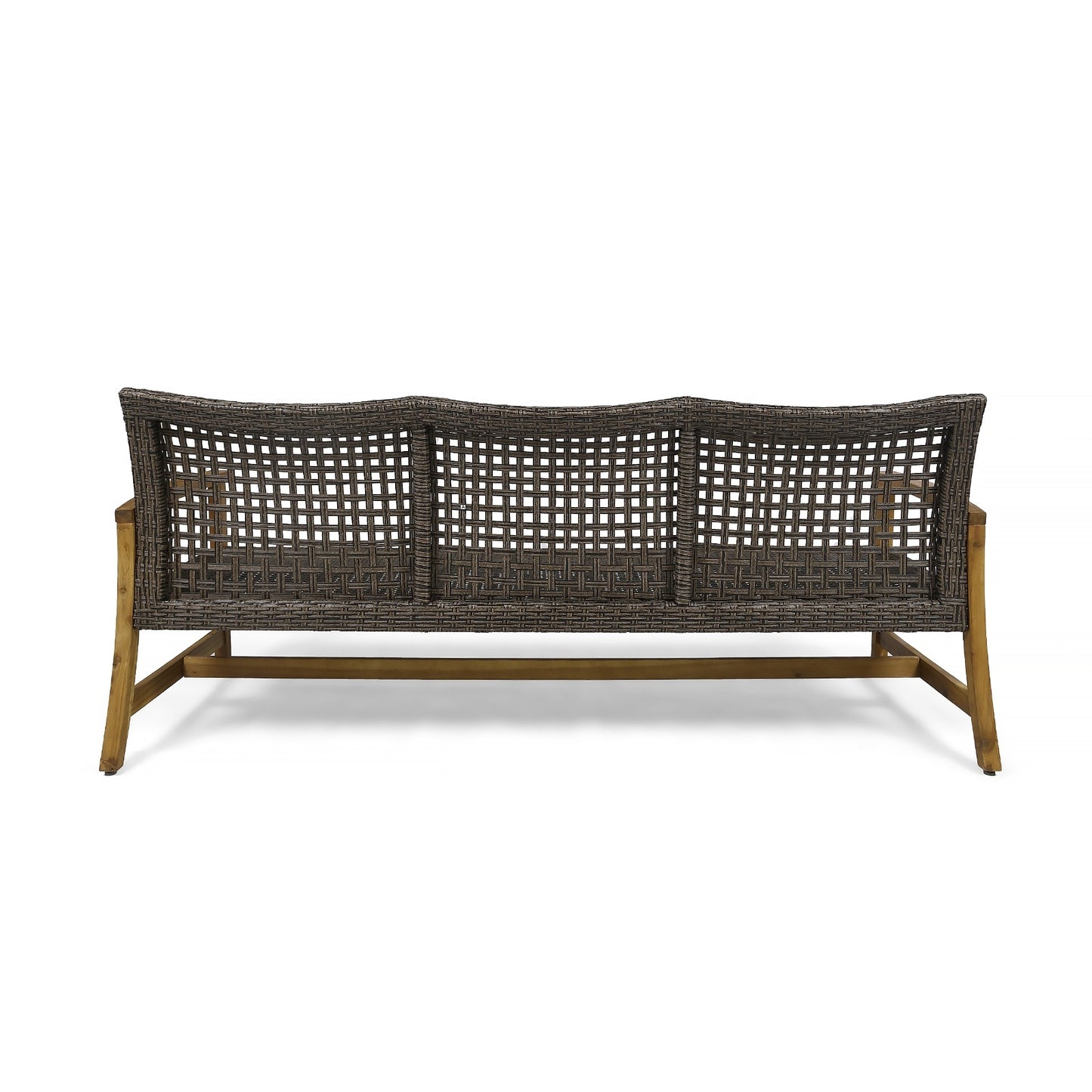 HAMPTON WOOD WICKER 3 SEATER