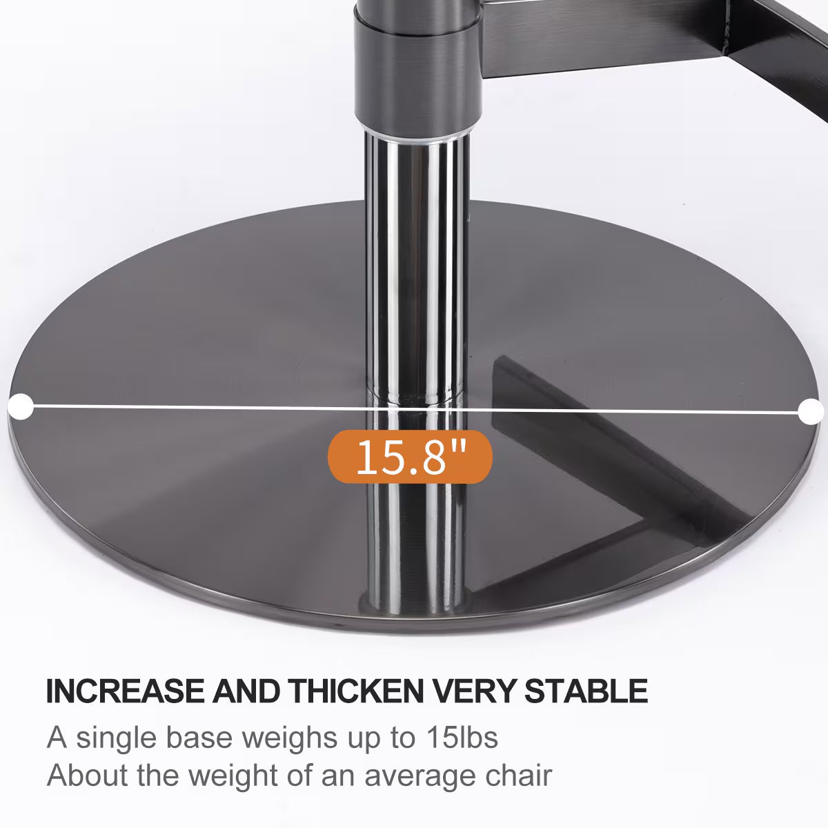 Metallic Leather Bar Stool