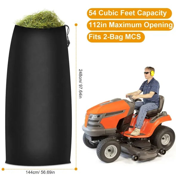 Lawn Tractor Leaf Bag 54 Cubic Feet Standard Garden Waste Bag With 112in Opening