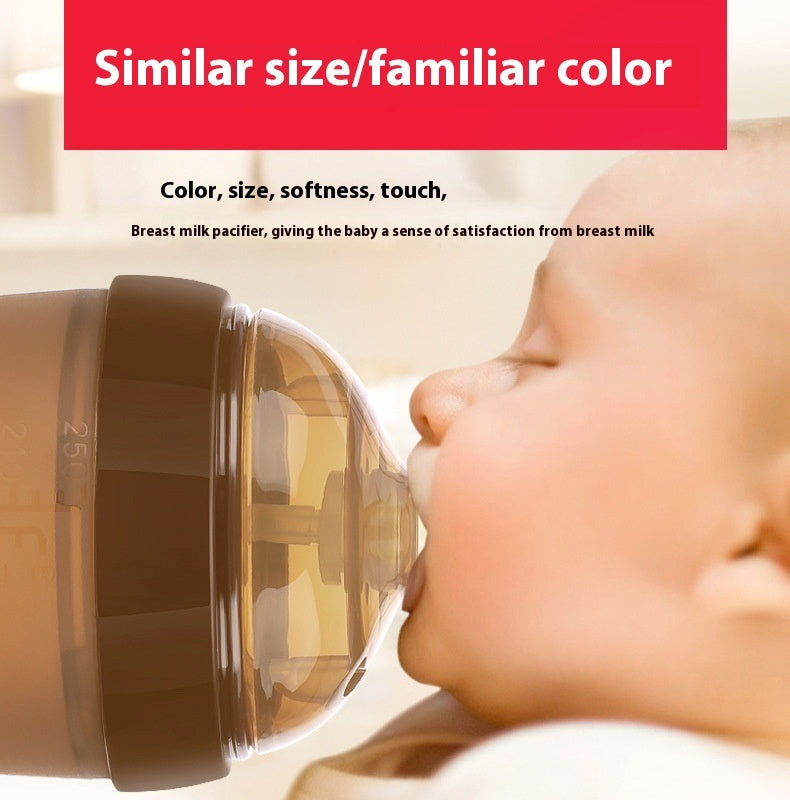 Simple And Portable Baby Weaning Tool Silicone Bottle