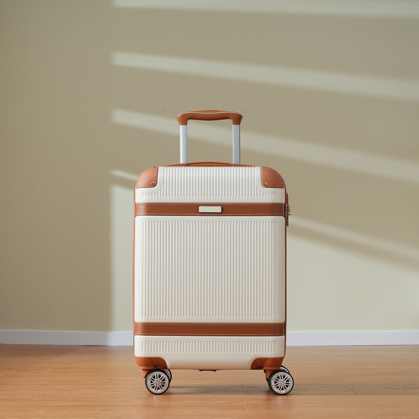Hardshell Luggage Sets 3 Piece Carry-on Suitcase Double Spinner Wheels With TSA Lock