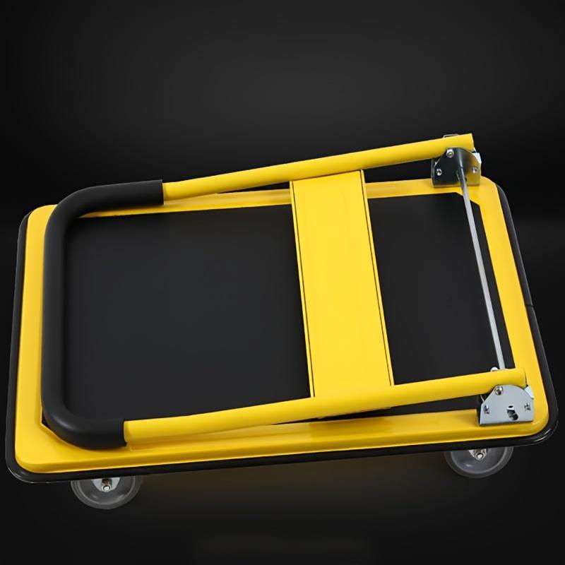 Four-wheel Folding Household Trolley, Silent Rubber Wheels And Foldable Plastic Wheels, Durable And Portable, Suitable For Cargo Handling And Moving