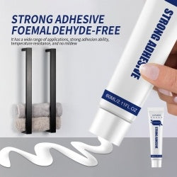 Jaysuing Nail-free Adhesive, Household Hardware Auxiliary Adhesive Glass Shelving Adhesive Hole Free Nail-free Adhesive