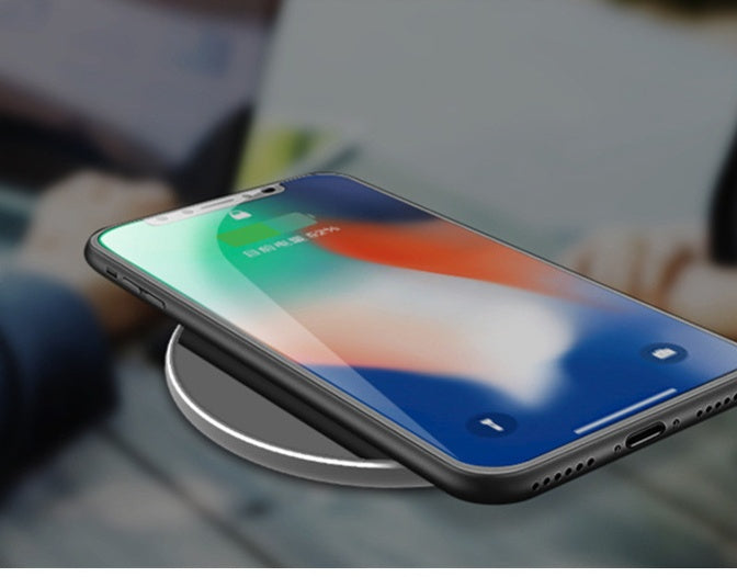 Thin Mirror Metal Desktop Wireless Charger