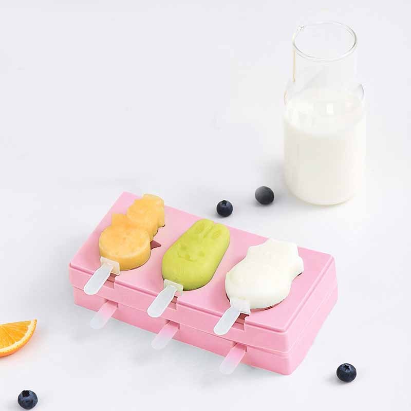 Cartoon Animal Ice Cream Silicone Mold