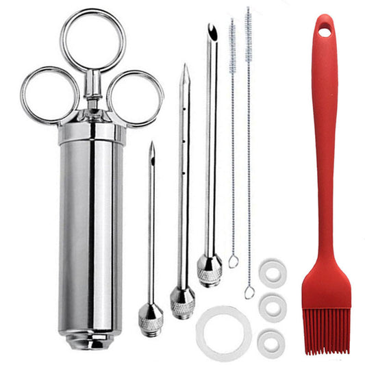 Stainless steel seasoning turkey steak syringe