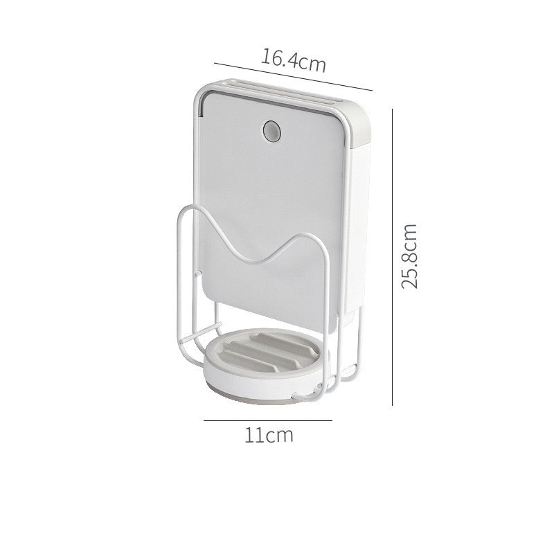 Wrought iron cutting board cutter drain