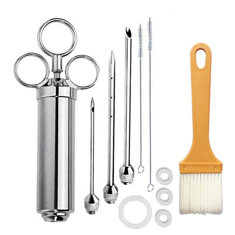 Stainless steel seasoning turkey steak syringe