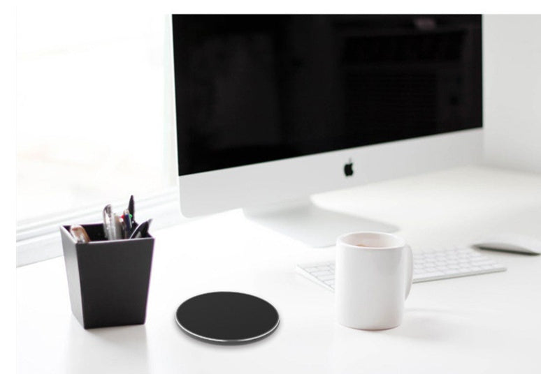 Thin Mirror Metal Desktop Wireless Charger