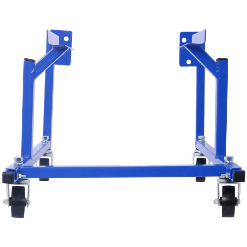 Engine Cradle With Wheels Powder Coat 3in Heavy Duty Steel Construction Wheels   LBS Capacity Storage Hardware Included Easy Assembly  Small Block Ford