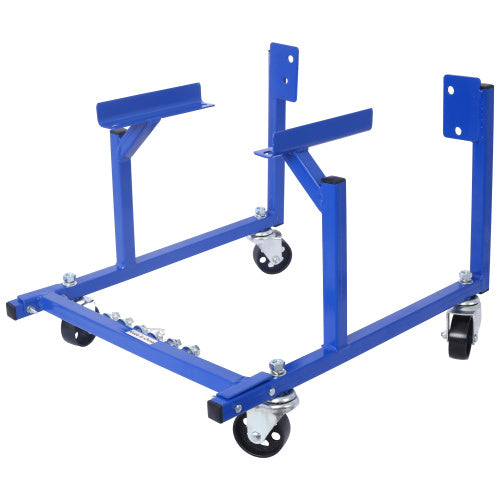 Engine Cradle With Wheels Powder Coat 3in Heavy Duty Steel Construction Wheels   LBS Capacity Storage Hardware Included Easy Assembly  Small Block Ford
