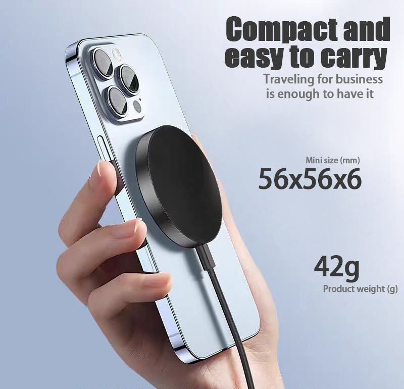 Qi2 Wireless Charger 15W Magnetic Wireless Fast Charging Is Suitable For 12-16PG Mobile Phone Models