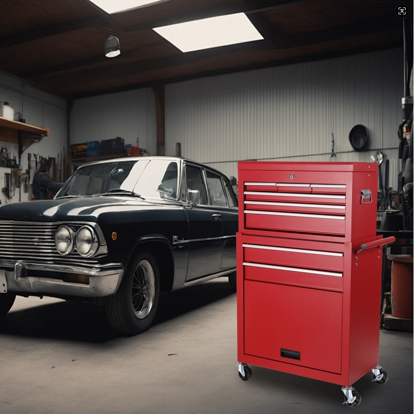 8 DRAWERS TOOL CABINET COMBO
