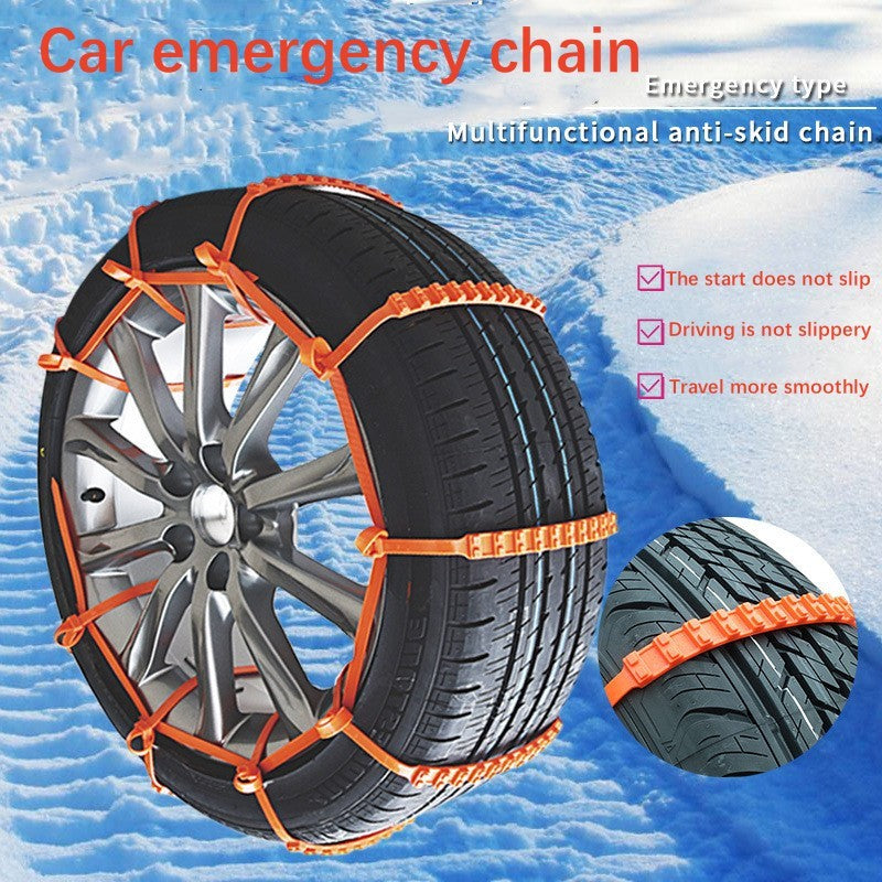 30PCS Cars Emergency Skid Chain, General Purpose Cars With Suv Trucks Do Not Hurt The Tire Tire Snow Skid Chain, Safety Protection, Easy To Cope With A Variety Of Harsh Sections