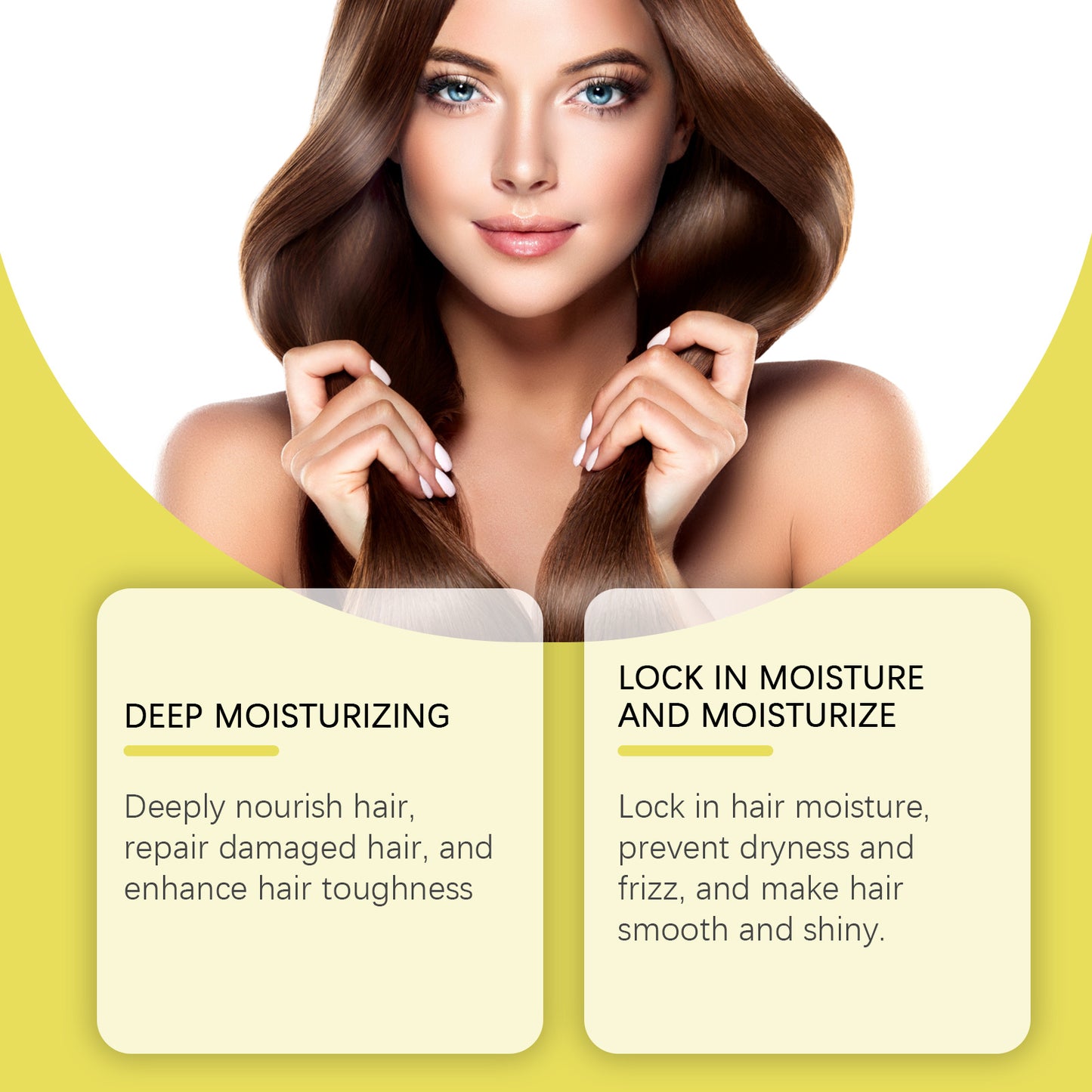 EELHOE Hair Oil Capsules For Scalp Care, Improve Dry And Frizzy Hair, Gentle And Moisturizing Hair Oil