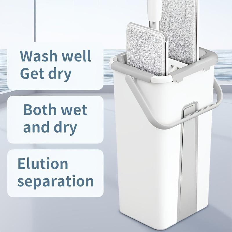 Hands-Free Flat Mop Bucket - Lazy Household Dry And Wet Dual-Purpose Mop