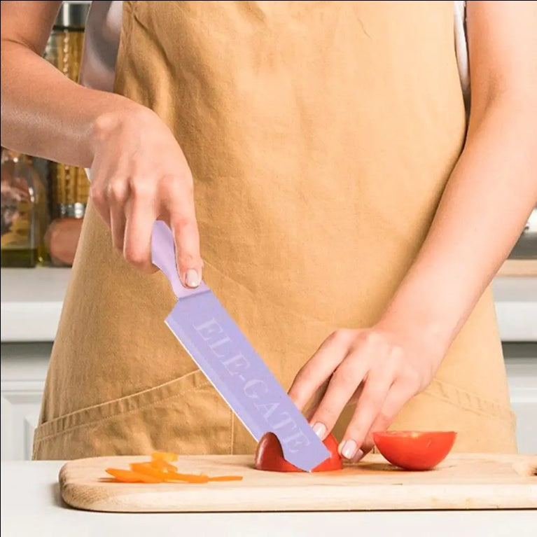 Colorful Stainless Steel Kitchen Knife Set