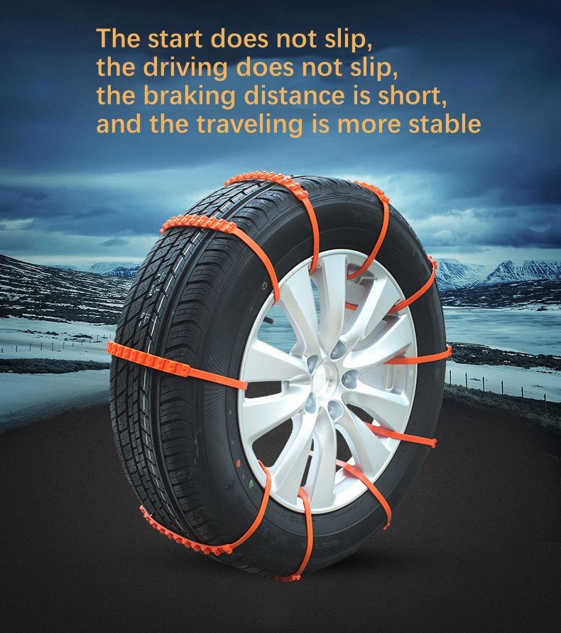 30PCS Cars Emergency Skid Chain, General Purpose Cars With Suv Trucks Do Not Hurt The Tire Tire Snow Skid Chain, Safety Protection, Easy To Cope With A Variety Of Harsh Sections