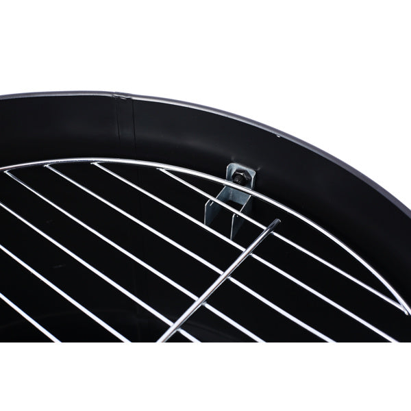 Charcoal Smoked Grill, Outdoor Cooking, 16 Inch Vertical Smoker Portable Grill Suitable For Camping, Black