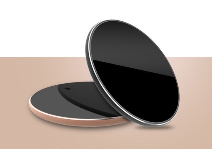 Thin Mirror Metal Desktop Wireless Charger