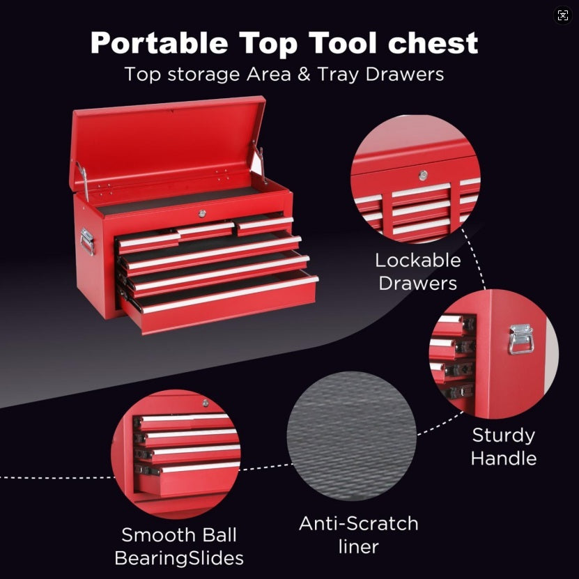 8 DRAWERS TOOL CABINET COMBO