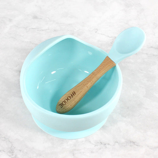 Baby Silicone Suction Cup Complementary Food Bowl Set