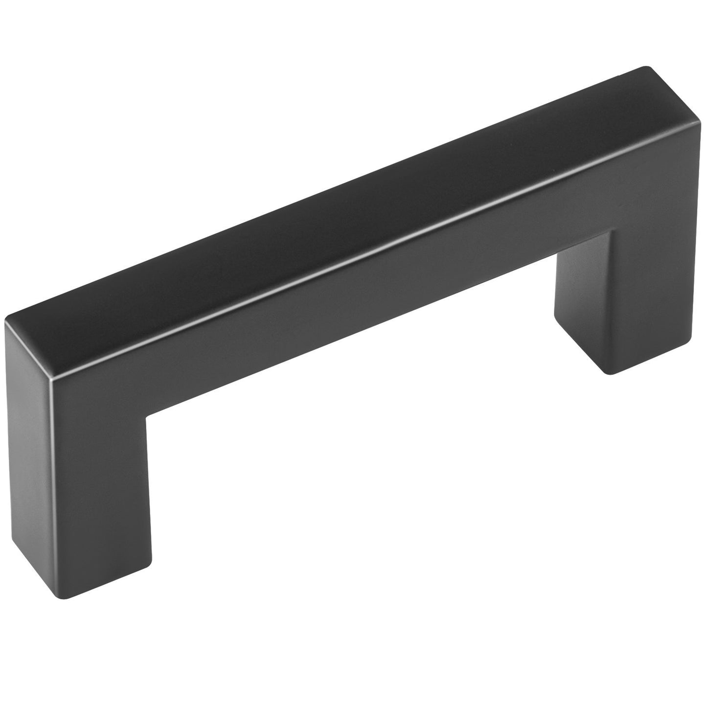 VEVOR 10 Pack Cabinet Pulls, 3in 76mm Center To Center Slim Square Kitchen Cabinet Drawer, Stainless Steel Modern Kitchen Cupboard Door Handles For Kitchen Bathroom Bar Hardware Matte Black