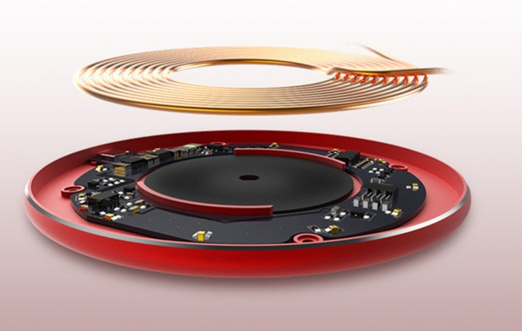 Thin Mirror Metal Desktop Wireless Charger