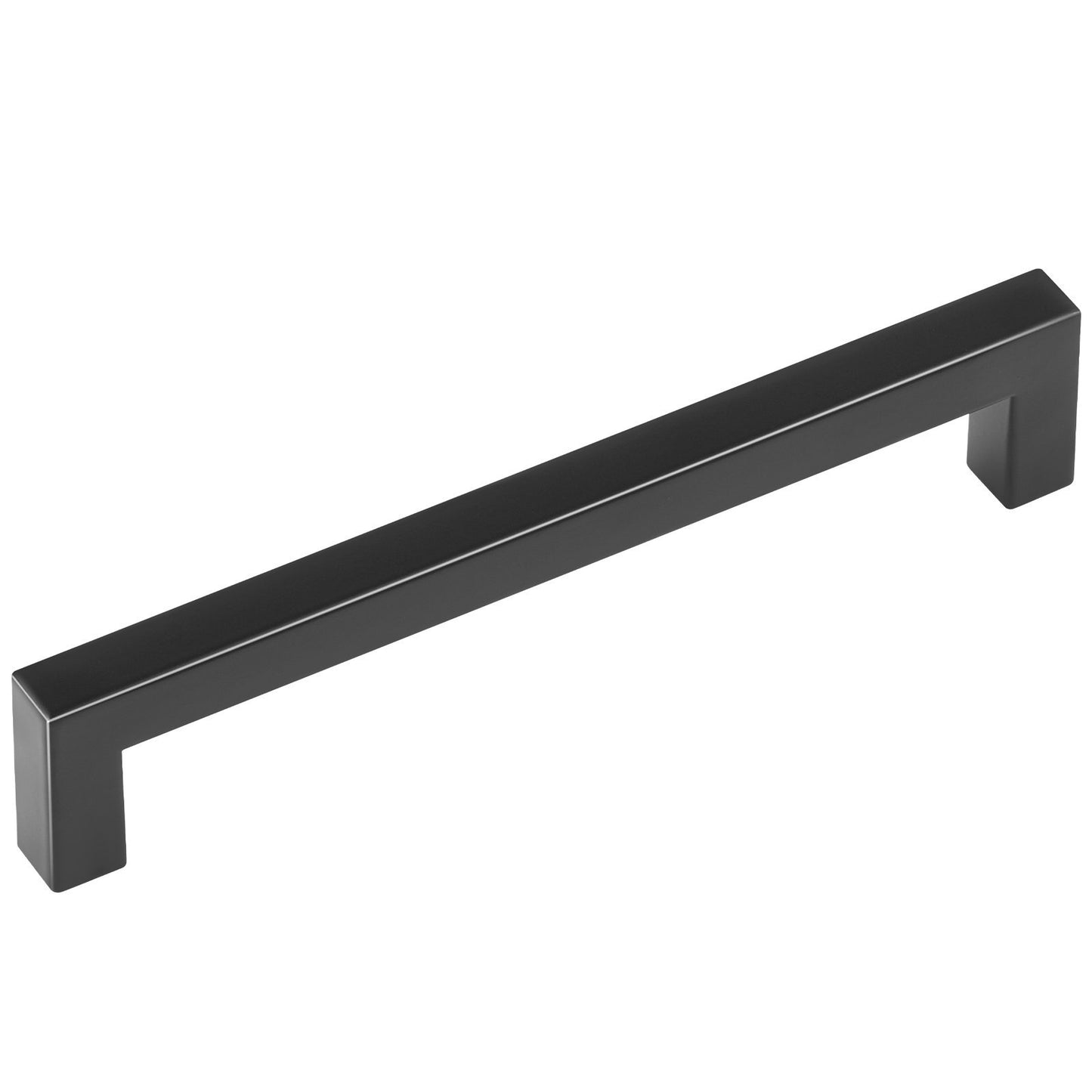 VEVOR 10 Pack Cabinet Pulls, 5.03in 128mm Center To Center Slim Square Kitchen Cabinet Drawer, Stainless Steel Modern Kitchen Cupboard Door Handles For Kitchen Bathroom Bar Hardware Matte Black