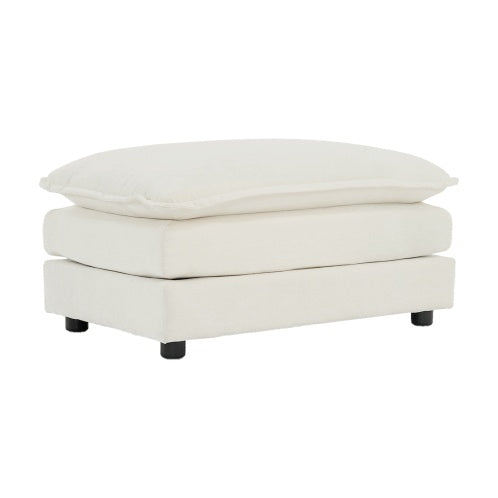 Chenille Fabric Ottomans Footrest To Combine With 2 Seater Sofa, 3 Seater Sofa And 4 Seater Sofa