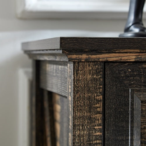 Fiberboard Farmhouse 6-Drawer Bedroom Dressing Table