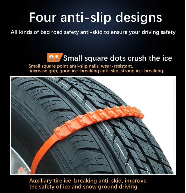 30PCS Cars Emergency Skid Chain, General Purpose Cars With Suv Trucks Do Not Hurt The Tire Tire Snow Skid Chain, Safety Protection, Easy To Cope With A Variety Of Harsh Sections